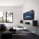 Klipsch Reference Premiere RP-500M II Bookshelf Speaker Pair with Larger 90° x 90° Hybrid Tractrix® Horn, 1” Tweeter, 5.25” Cerametallic Woofers for Room-Filling Home Theater Sound in Walnut - Imagem 9