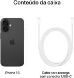 Apple iPhone 16 (128 GB) – Preto - Imagem 6