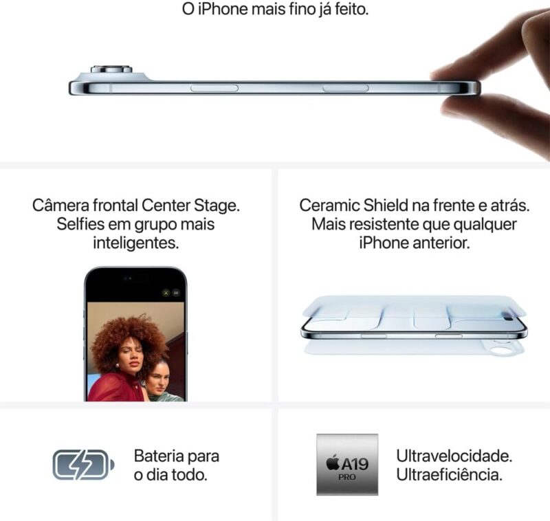 Apple iPhone Air (256 GB) - Azul céu - Imagem 4