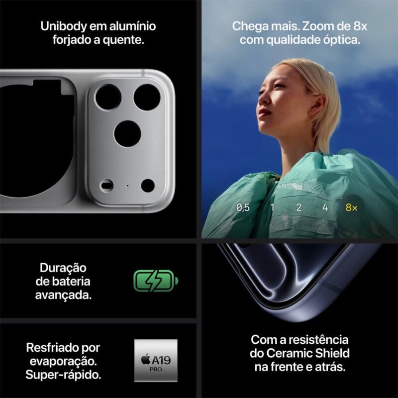 Apple iPhone 17 Pro (256 GB) - Laranja cósmico - Imagem 5