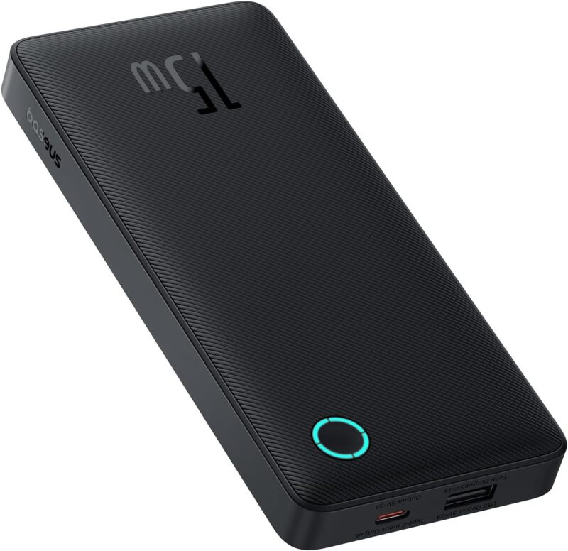 Carregador Portátil Baseus Digital Display Power Bank carregamento rápido 15W/20W/22.5W (Branco 22.5W, Milliamp Hours, 10000) - Imagem 16