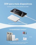 Anker MagGo Power Bank, Bateria Magnética Ultra Fina de 10.000mAh, Certificação Qi2, Portátil, Carregador MagSafe Compatível de 15W Ultra Rápido, Design Ergonômico, para iPhone 12-iPhone 17, Preto - Imagem 13