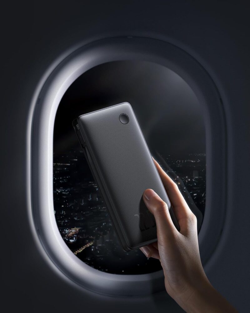 Carregador Portátil Baseus Digital Display Power Bank carregamento rápido 15W/20W/22.5W (Branco 22.5W, Milliamp Hours, 10000) - Imagem 14