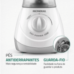Liquidificador Mondial Easy Power L-550 2 Velocidades 550W - Imagem 2