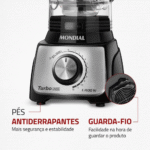 Liquidificador Mondial L-1100-BI 12 Velocidades 1100W - Imagem 2