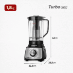Liquidificador Mondial L-1100-BI 12 Velocidades 1100W - Imagem 8