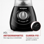 Liquidificador Mondial Easy Power L-550 2 Velocidades 550W - Imagem 4