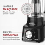 Liquidificador Mondial L-900-FB 5 Velocidades 900W - Imagem 3