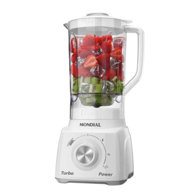 Liquidificador Mondial Turbo Power L-99 WG com Filtro 3 Velocidades 550W