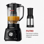 Liquidificador Mondial Turbo Power L-99-FB 3 Velocidades 550W - Imagem 5