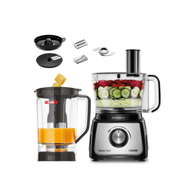 Multiprocessador Mondial Turbo Chef 7 em 1 MPN-01-BE 2 Velocidades 1000W