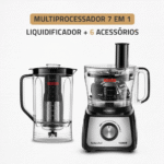Multiprocessador Mondial Turbo Chef 7 em 1 MPN-01-BE 2 Velocidades 1000W - Imagem 8