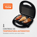 Sanduicheira/Grill Mondial Ultra S-13 750W - Imagem 2