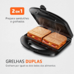 Sanduicheira/Grill Mondial S-20 750W - Imagem 5