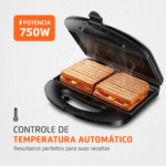 Sanduicheira/Grill Mondial S-20 750W - Imagem 2