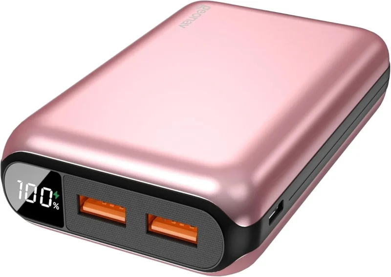 Geonav Power Bank, Carregador Portátil Universal 20.000mAh, USB-A (até 18W) + USB-C (até 20W), Compacto, Carregamento Rápido, Pass Through, Led Indicador de Bateria, PB20K20WSG, Cinza espacial - Imagem 3