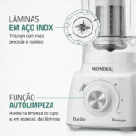 Liquidificador 550W  2 Velocidades  Pratic Power L-97-W Mondial - Imagem 6