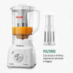 Liquidificador 550W  2 Velocidades  Pratic Power L-97-W Mondial - Imagem 4