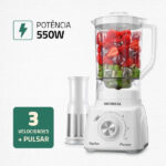 Liquidificador 550W  2 Velocidades  Pratic Power L-97-W Mondial - Imagem 2