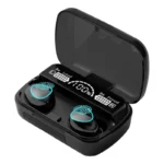 Wireless Earbuds,Bluetooth Headphones 132Hr Playtime Sports Ear Buds with Digital Display Charging Case, IPX7 Waterproof Headset with Microphone Cordless Earphone for iPhone Andriod TV