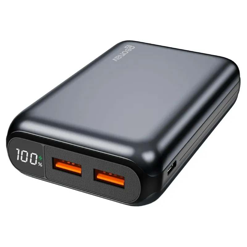 wp4 Geonav Power Bank, Carregador Portátil Universal 20.000mAh, USB-A (até 18W) + USB-C (até 20W), Compacto, Carregamento Rápido, Pass Through, Led Indicador de Bateria, PB20K20WSG, Cinza espacial - Imagem 1